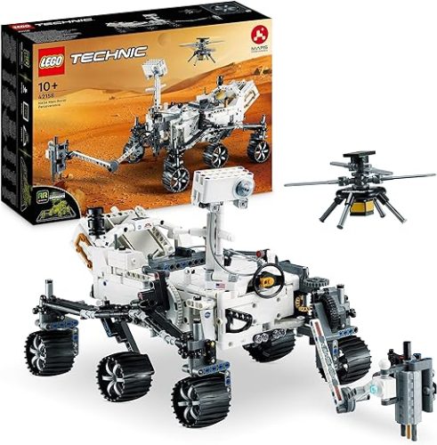 LEGO 42158 Technic NASA Mars Rover Perseverance Space Set with AR App Experience, Science Discovery Set, Learn About Vehicle Engineering, Construction Toy, Birthday Gift for…